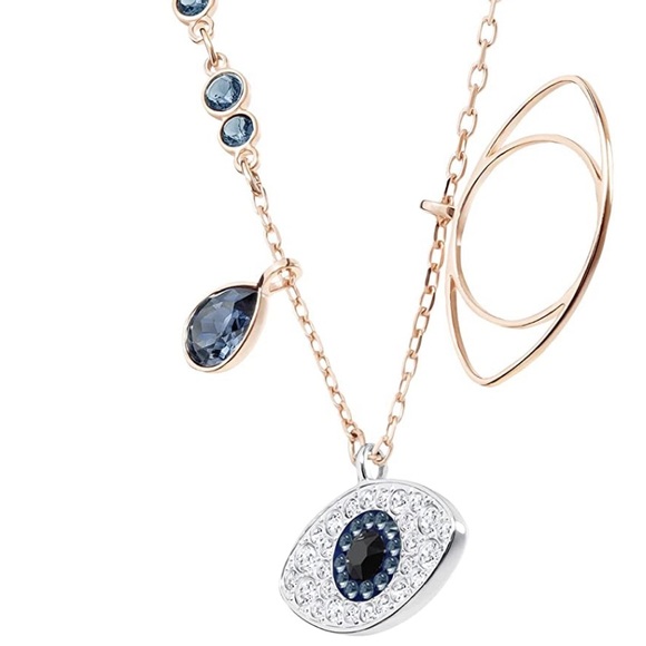 Authentic Swarovski Symbolic Evil Eye Crystal Necklace Jewelry Collection - Picture 6 of 14